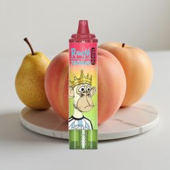 Fumot RandM Tornado 15000 Puffs Maçã Pêssego Pêra - 25ml, 850mAh, Tipo-C