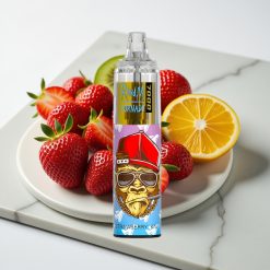 Fumot Tornado 7000 Disposable Vape Morango Kiwi - 7000 Puffs, 14ML, Tipo-C