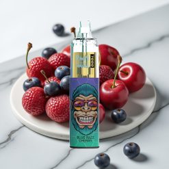 Fumot Tornado 7000 Vape Descartável Blue Razz Cereja - 7000 Puffs, 14ML, Tipo-C