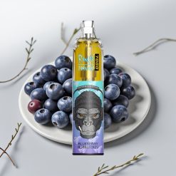 Fumot Tornado 7000 Vape Descartável Blueberry Chiclete 7000 Puffs 14ML 850MAH RGB
