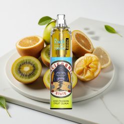 Fumot Tornado 7000 Vape Descartável Kiwi Maracujá Goiaba - 7000 Puffs, 14ML, Tipo-C