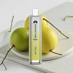 Hayati Pro Max 4000 Puffs Disposable Vape Cola Lima, 2/5% Nicotina, 1400mAh, Recarregável