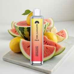 Hayati Pro Max 4000 Puffs Disposable Vape Explosão de Melancia e Limão, 1400mAh, 2ml/10ml