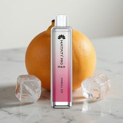 Hayati Pro Max 4000 Puffs Disposable Vape Gelo Vimbull - 1400mAh, 2-5% Nic, Recarregável