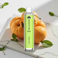 Hayati Pro Max 4000 Puffs Disposable Vape Menta Fresca, 5% Nicotina, 1400mAh, Recarregável