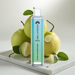 Hayati Pro Max 4000 Puffs Disposable Vape Mentolado Mojito Fresco, 5% Nicotina, 1400mAh, Recarregável