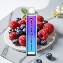 Hayati Pro Max 4000 Puffs Disposable Vape Mirtilo Framboesa - 1400mAh, Recarregável, 2ml/10ml