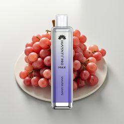 Hayati Pro Max 4000 Puffs Disposable Vape Sakura Uva - 1400mAh, Recarregável, 2ml/10ml