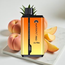 Hayati Pro Ultra 15000 Puffs Disposable Vape Manga Pêssego Abacaxi 15000+ Puffs 2×12ml 2%