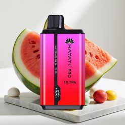 Hayati Pro Ultra 15000 Puffs Disposable Vape - Melancia Skittles, 15000+ puffs, 850mAh, 2×12ml