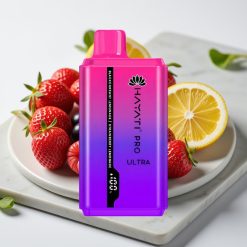 Hayati Pro Ultra 15000 Puffs Groselha Limonada Morango Limonada 15000+ Puffs 2×12ml 2%