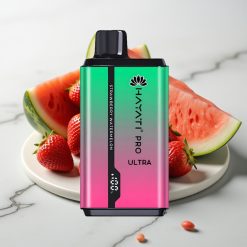 Hayati Pro Ultra 15000 Puffs - Morango Melancia, 2×12ml, 2%