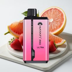 Hayati Pro Ultra 15000 Puffs - Morango Toranja Morango Pitaya, 850mAh, 2×12ml, 2%