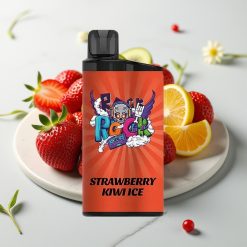 IGET Bar 3500 Puffs Disposable Vape Morango Kiwi Gelo - 3500 Puffs, 1400 mAh, 1.2 Ohm Mesh Coil