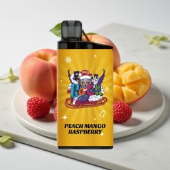 IGET Bar 3500 Puffs - Pêssego Manga Framboesa, 1400 mAh, 1.2 Ohm Mesh Coil