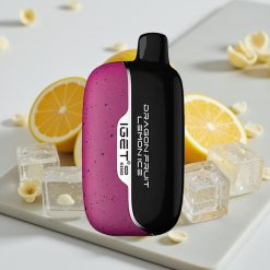 IGET Moon K5000 Puffs Vape Descansável Sabor Fruta do Dragão Limão Gelo - 5000 Tragadas, 1.35 Ohm