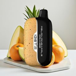 IGET Moon K5000 Puffs Vape Descartável Melão Abacaxi Laranja - 5000 Puffs, 1.35 Ohm