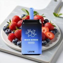 LAVIE Aurora 11000 Puffs - Frutas Vermelhas, 22ML, 650mAh, Tipo-C