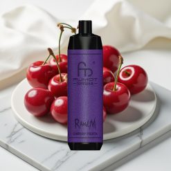 RandM Fumot Shisha 10000 Puffs Disposable Vape Festa de Cereja, 18ml, 0.6ohm