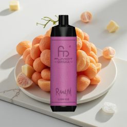 RandM Fumot Shisha 10000 Puffs Disposable Vape Gelo Refrescante, 18ml, 0,5% Nicotina