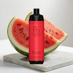 RandM Fumot Shisha 10000 Puffs Disposable Vape Melancia Gelada, 18ml, 0.5% Nicotina