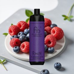 RandM Fumot Shisha 10000 Puffs Disposable Vape Mirtilo Framboesa Azeda - 18ml, 0.6ohm, Tipo-C