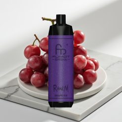 RandM Fumot Shisha 10000 Puffs Uva Gelo - 18ml, 850mAh, Tipo-C