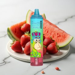 RandM Fumot Tornado 15000 Puffs - Morango Melancia, 25ml, 850mAh, Tipo-C