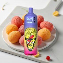 RandM Tornado 9000 Puffs Descartável Skittles - 9000 Puffs, 18 mL, Bobina Mesh