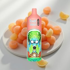 RandM Tornado 9000 Puffs Disposable Vape Gummy Bear (Urso de Goma) - 9000 Puffs, 18 mL, Display RGB