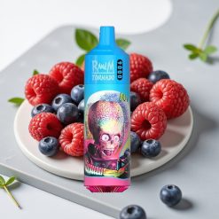 RandM Tornado 9000 Puffs Disposable Vape Mirtilo Framboesa Azeda - 9000 Puffs, 850 mAh, 18 mL, Mesh Coil