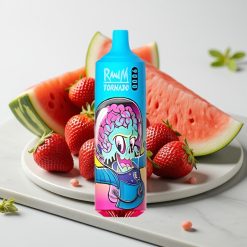 RandM Tornado 9000 Puffs - Morango Melancia Prime, 18 mL, Bobina Mesh