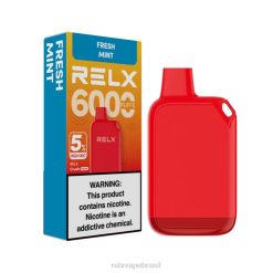 RELX Crush Pocket 6000 5% de alta frequência hortelã fresca NR2N429 - Relx Order Online