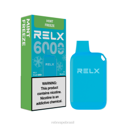 RELX Crush Pocket 6000 gelado hortelã congelada NR2N412 - Relx Brasil