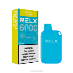 RELX Crush Pocket 6000 gelado limão sal marinho NR2N411 - Relx Vape Brasil