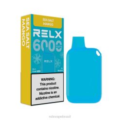 RELX Crush Pocket 6000 gelado manga sal marinho NR2N413 - Relx Vape Disposable