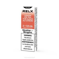 RELX Vape Disposable | RELX pod pro - 2 pods chá gelado de limão TT8212