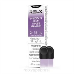 RELX Vape Flavors | RELX pod pro - 2 pods ameixa preciosa TT824