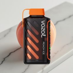 VOZOL Gear Power 20000 Puffs Disposable Vape Pêssego Gelo - 20mL, 5%, Dual Mesh Coil