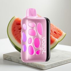 VOZOL RAVE 40000 Melancia Gelo – 1000mAh, 20/50mg/ml, Recarga Rápida