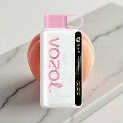 VOZOL STAR 9000/12000 Disposable Vape Pêssego Gelado, 650mAh, 9000/1200 Puffs