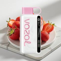 VOZOL STAR 9000/12000 Disposable Vape Sorvete de Morango, 9000/12000 Puffs, 650mAh, S.i.L.C TECH