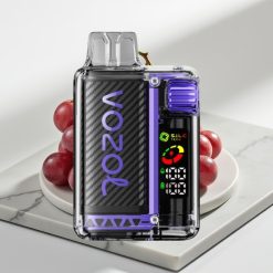 VOZOL Vista 20000 Puffs Recarregável – Uva Gelada, 650mAh, 2% Nicotina, TPD